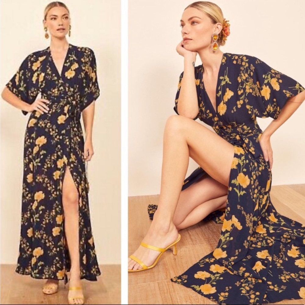 NEW Reformation Winslow Dress Bernadette Floral